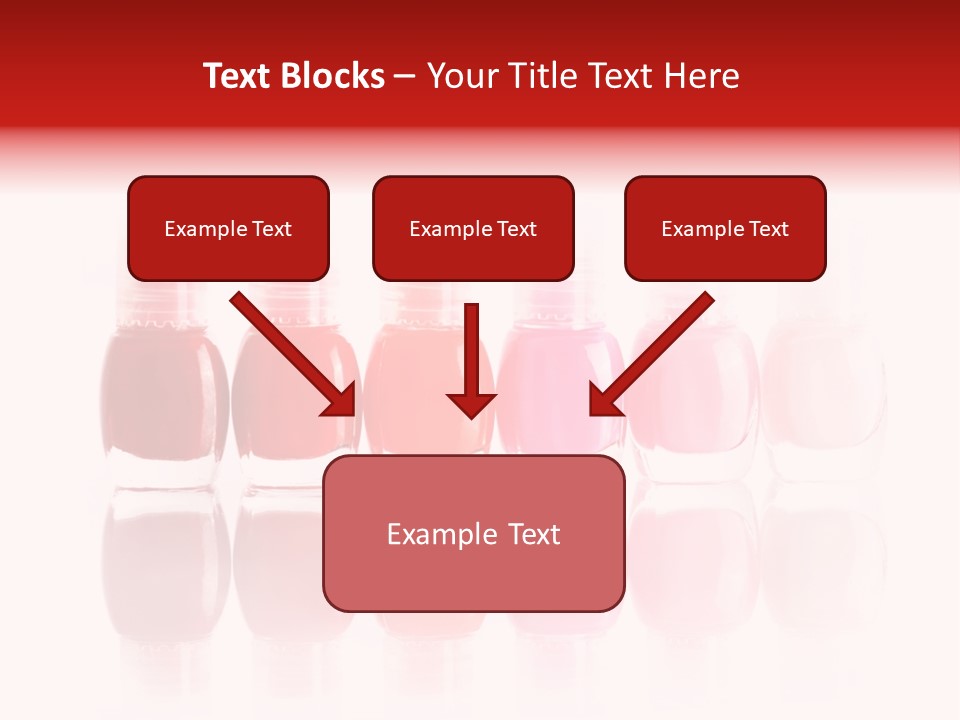 Bottle Group Reflection PowerPoint Template
