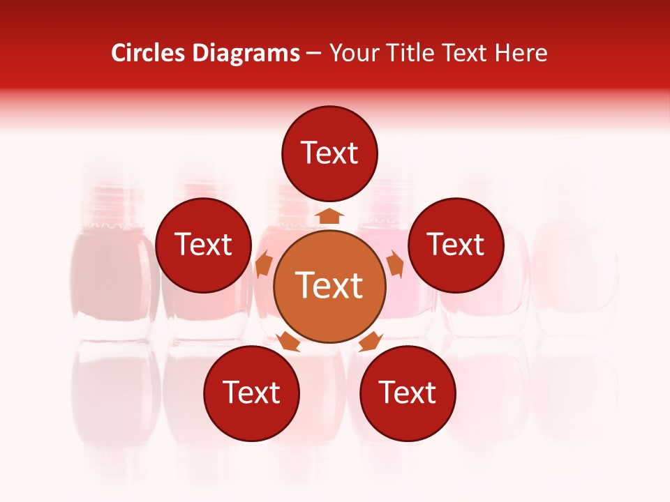 Bottle Group Reflection PowerPoint Template