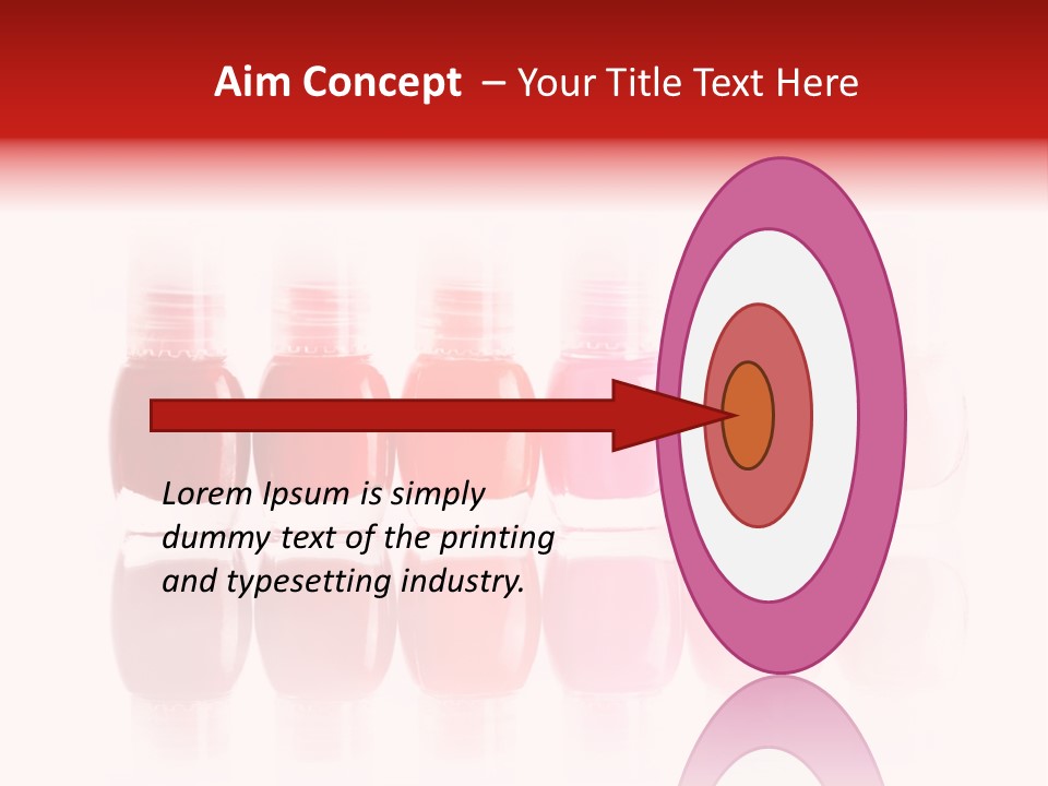 Bottle Group Reflection PowerPoint Template