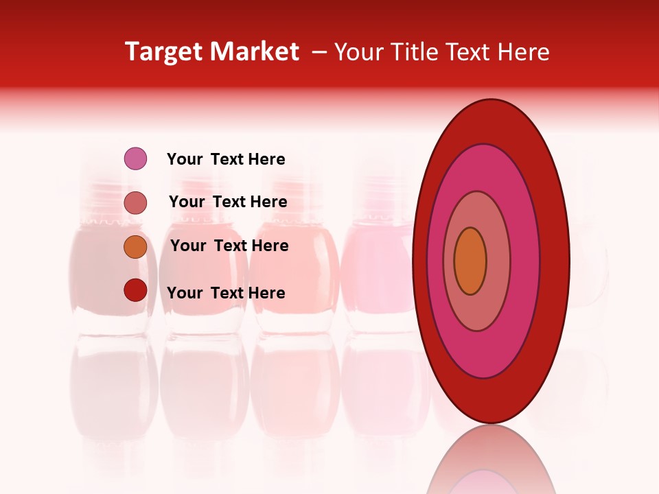 Bottle Group Reflection PowerPoint Template