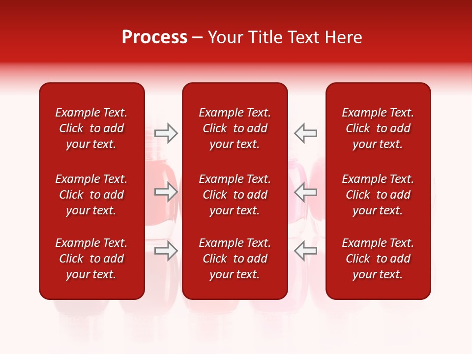 Bottle Group Reflection PowerPoint Template