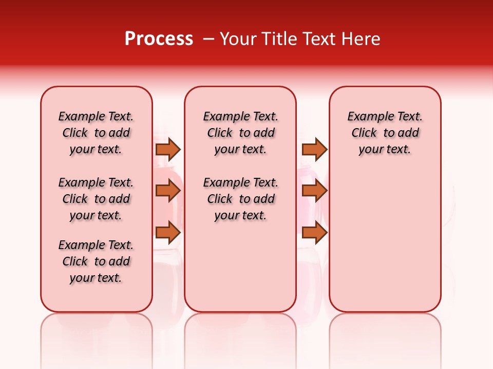 Bottle Group Reflection PowerPoint Template