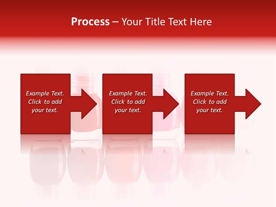 Bottle Group Reflection PowerPoint Template