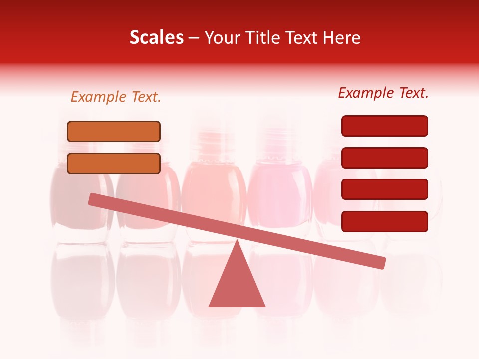 Bottle Group Reflection PowerPoint Template