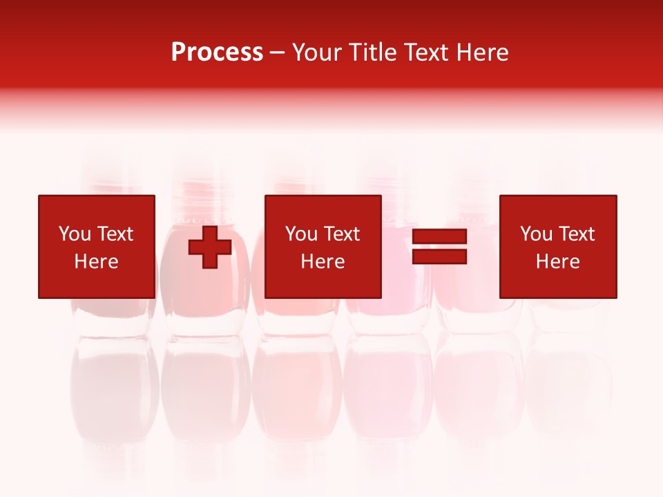 Bottle Group Reflection PowerPoint Template