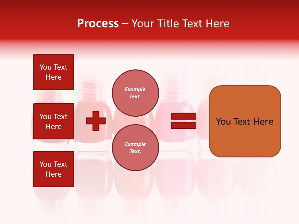 Bottle Group Reflection PowerPoint Template