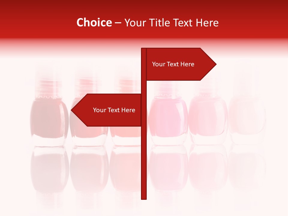 Bottle Group Reflection PowerPoint Template