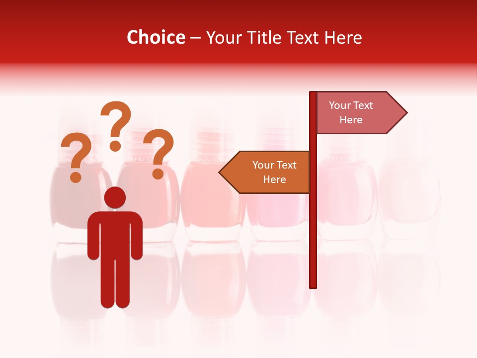 Bottle Group Reflection PowerPoint Template