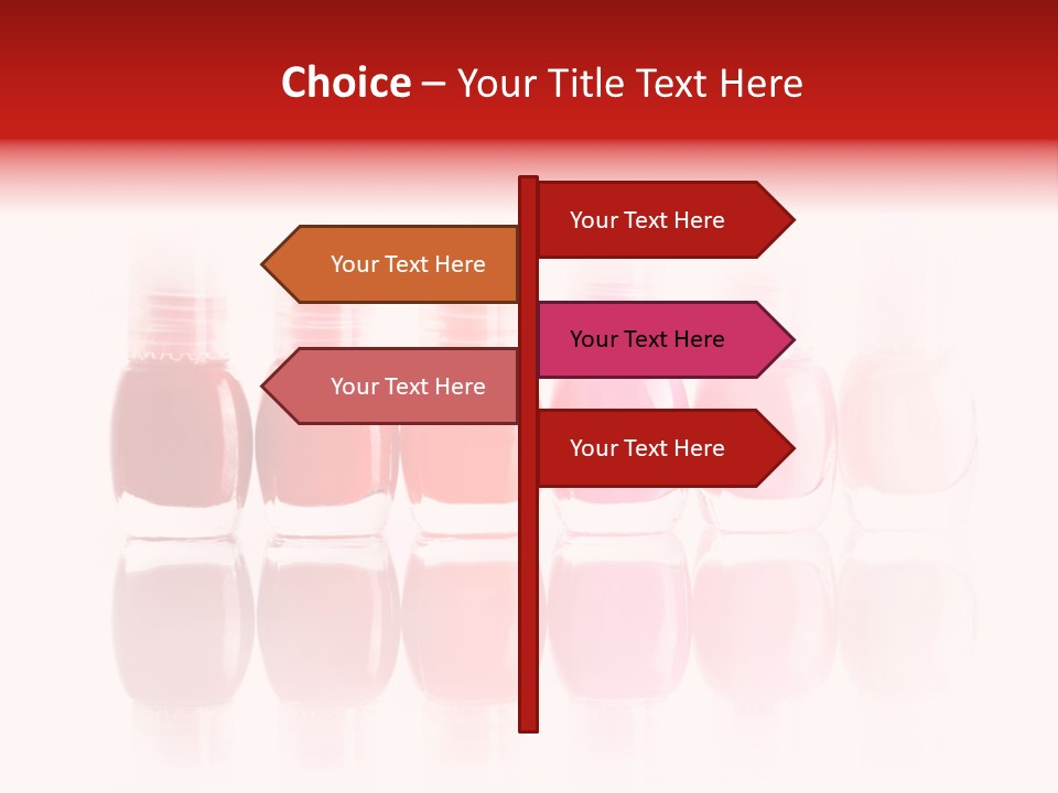 Bottle Group Reflection PowerPoint Template