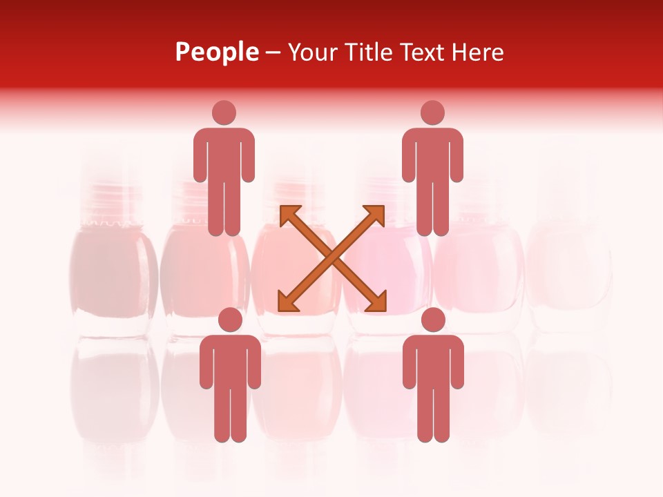 Bottle Group Reflection PowerPoint Template