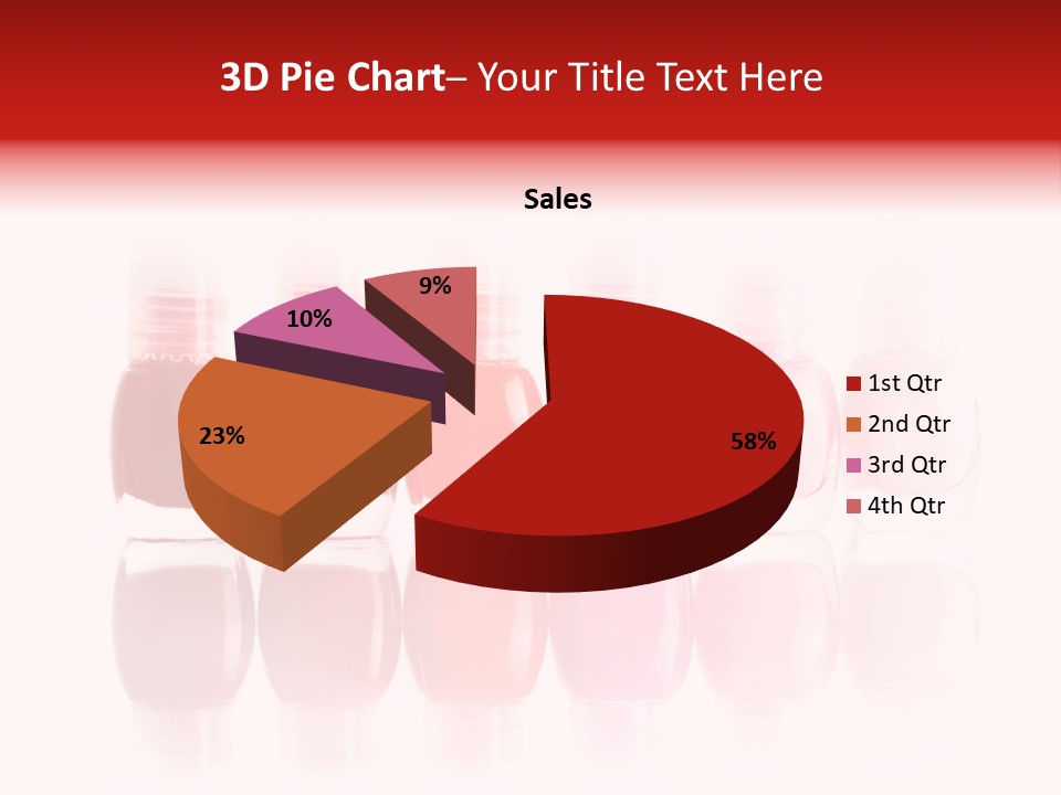 Bottle Group Reflection PowerPoint Template