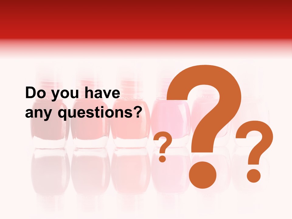 Bottle Group Reflection PowerPoint Template