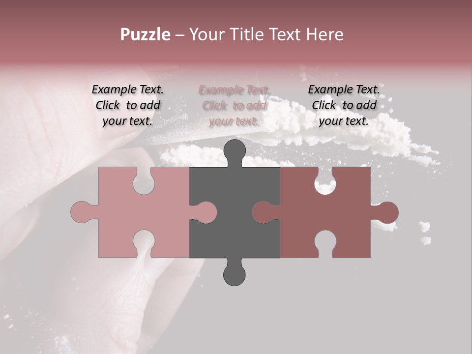 Razor Abuse Drug PowerPoint Template