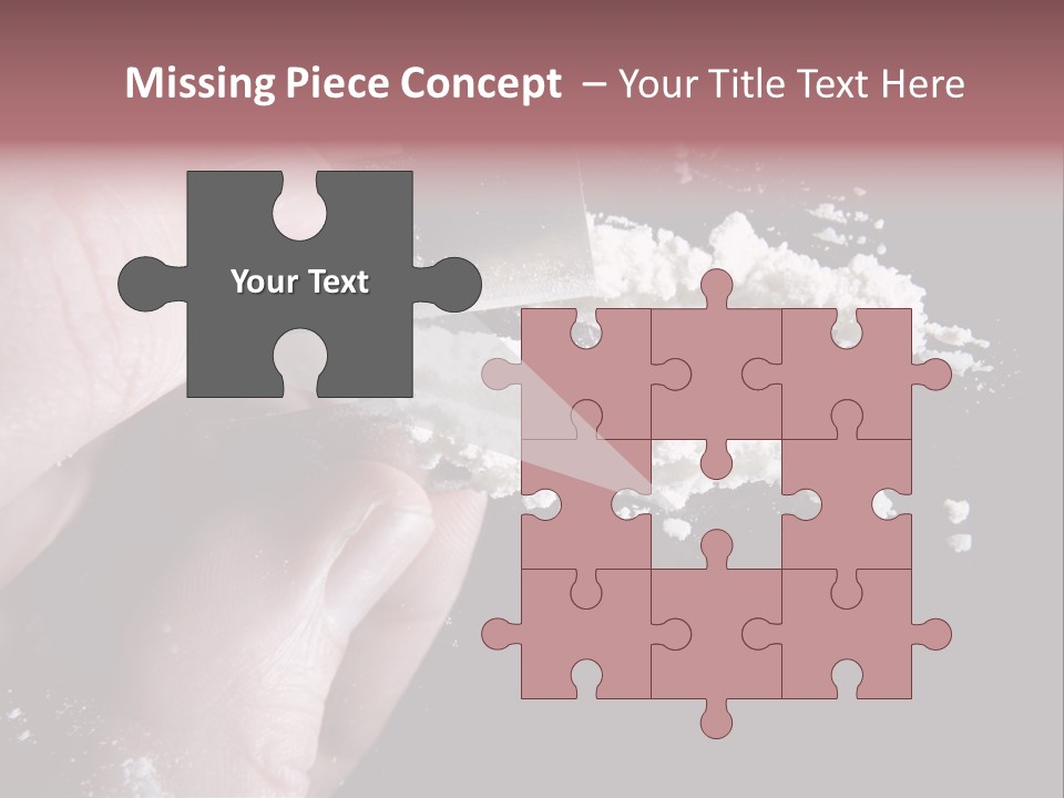 Razor Abuse Drug PowerPoint Template