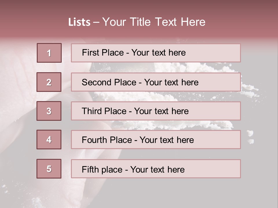Razor Abuse Drug PowerPoint Template
