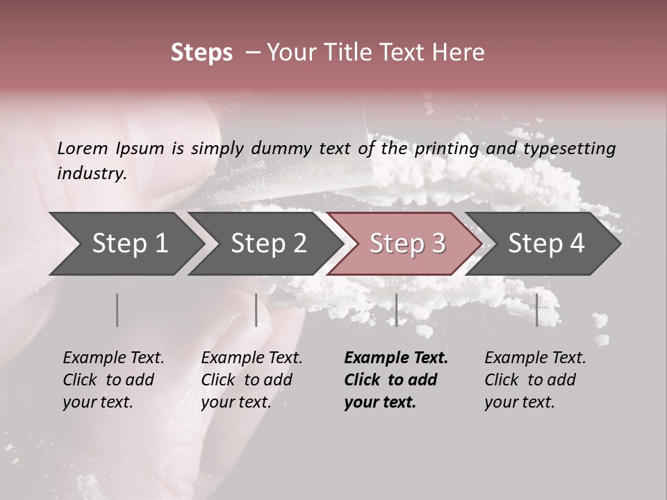 Razor Abuse Drug PowerPoint Template