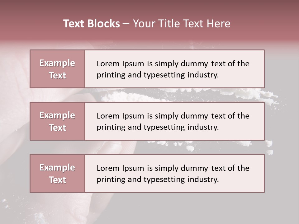 Razor Abuse Drug PowerPoint Template