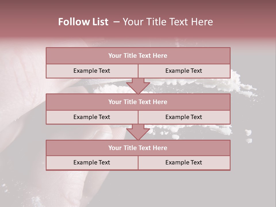 Razor Abuse Drug PowerPoint Template