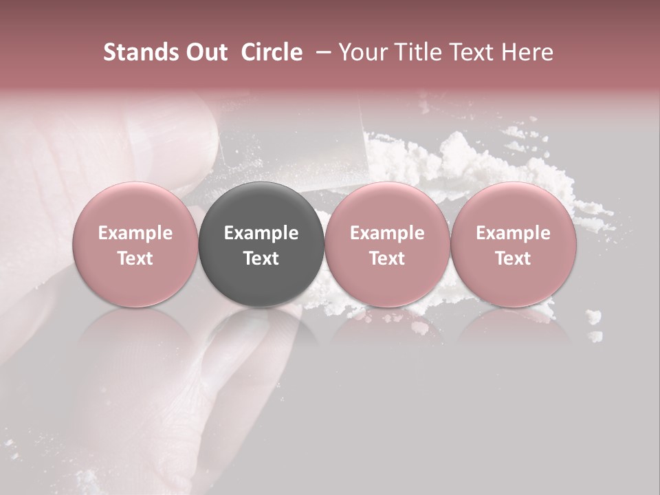 Razor Abuse Drug PowerPoint Template