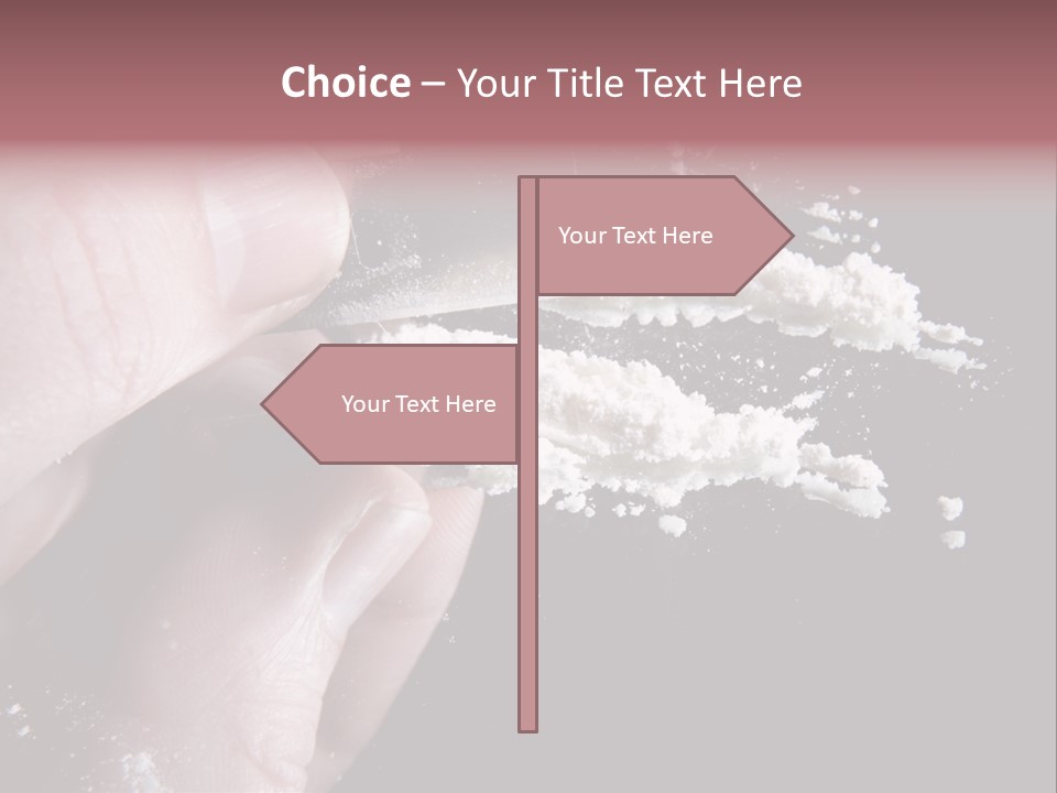 Razor Abuse Drug PowerPoint Template