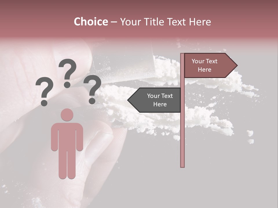 Razor Abuse Drug PowerPoint Template