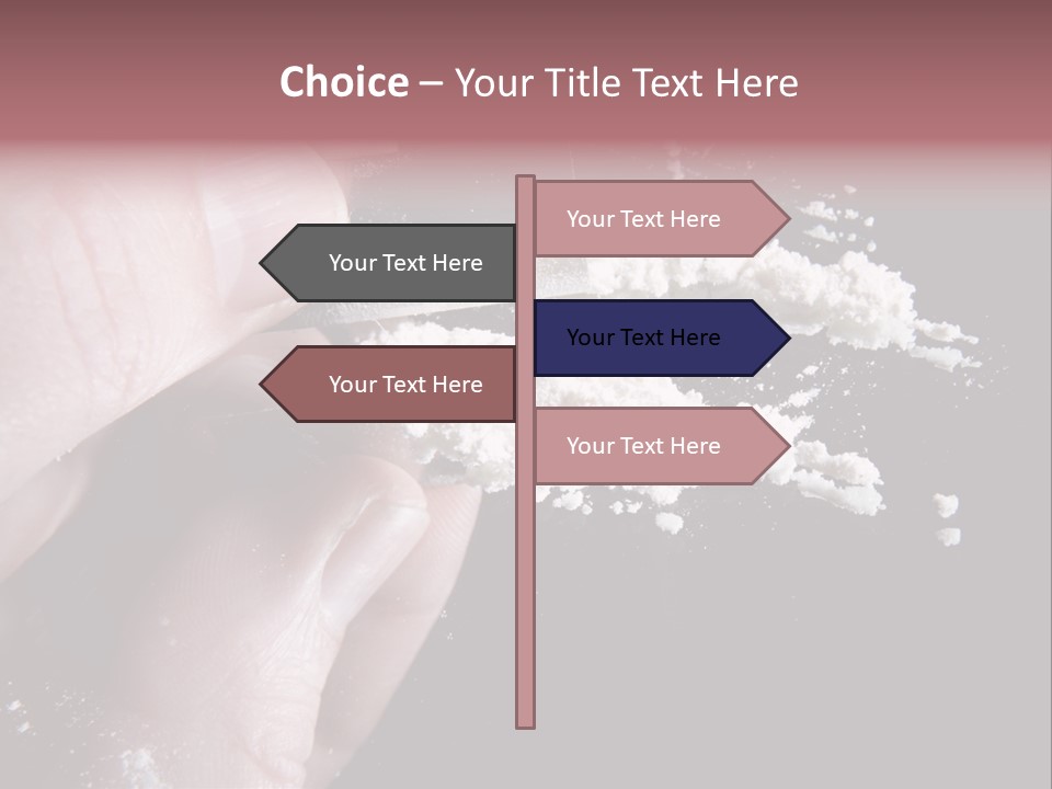 Razor Abuse Drug PowerPoint Template