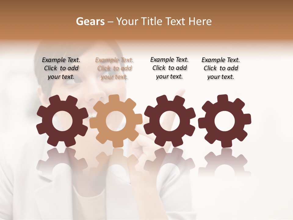 Communication Human Character PowerPoint Template