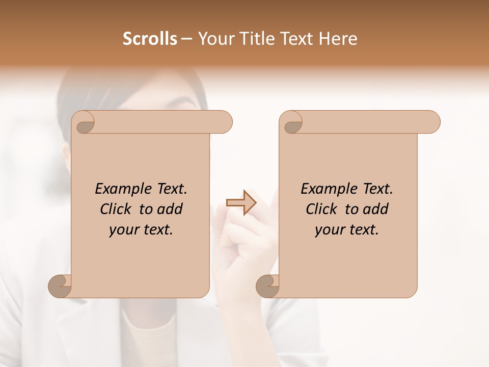 Communication Human Character PowerPoint Template