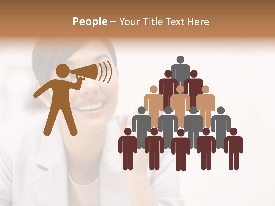 Communication Human Character PowerPoint Template
