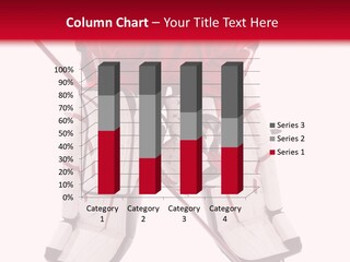 Goalie Puck Background PowerPoint Template