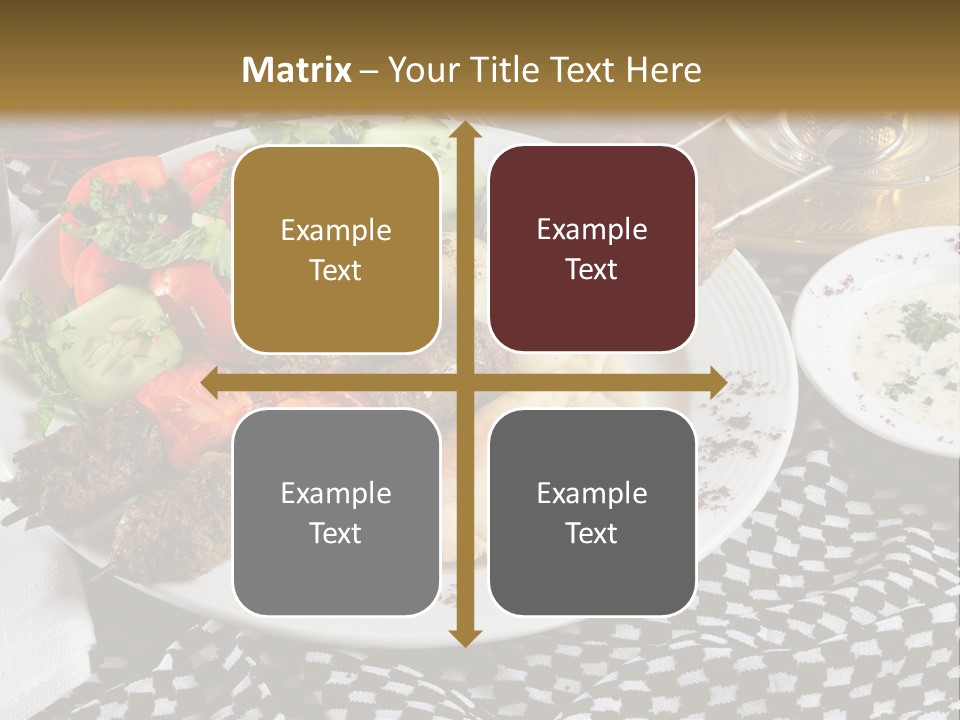 Mediterranean Food Grilled PowerPoint Template