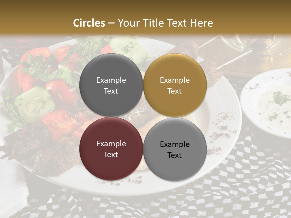 Mediterranean Food Grilled PowerPoint Template