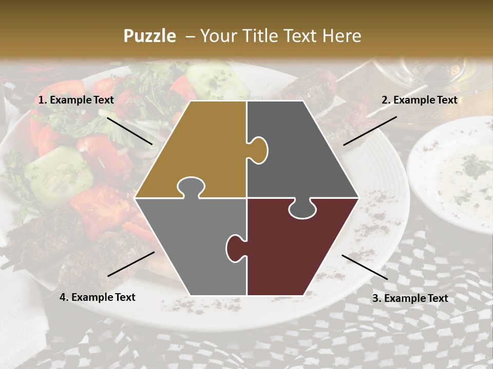 Mediterranean Food Grilled PowerPoint Template