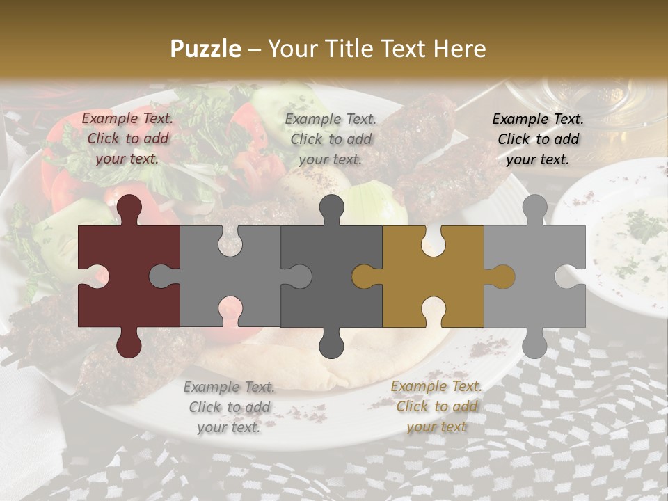 Mediterranean Food Grilled PowerPoint Template