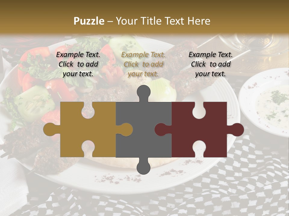 Mediterranean Food Grilled PowerPoint Template