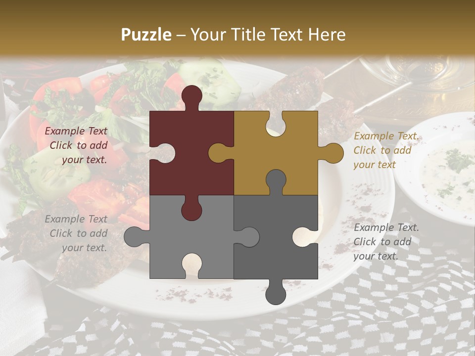 Mediterranean Food Grilled PowerPoint Template