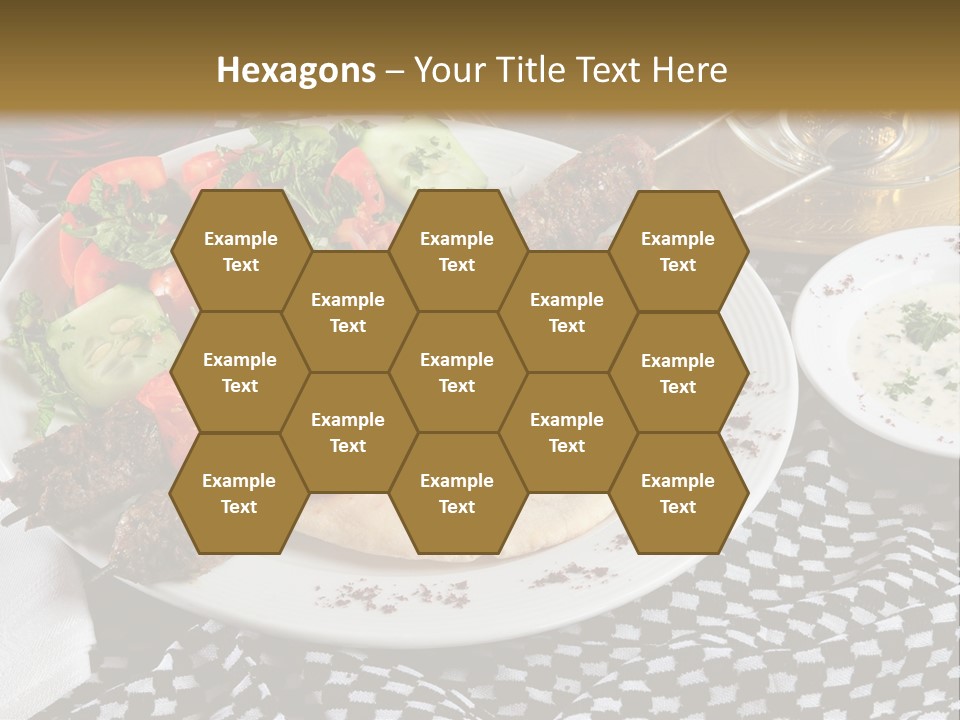 Mediterranean Food Grilled PowerPoint Template