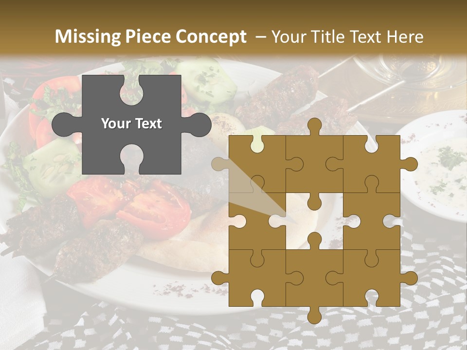 Mediterranean Food Grilled PowerPoint Template