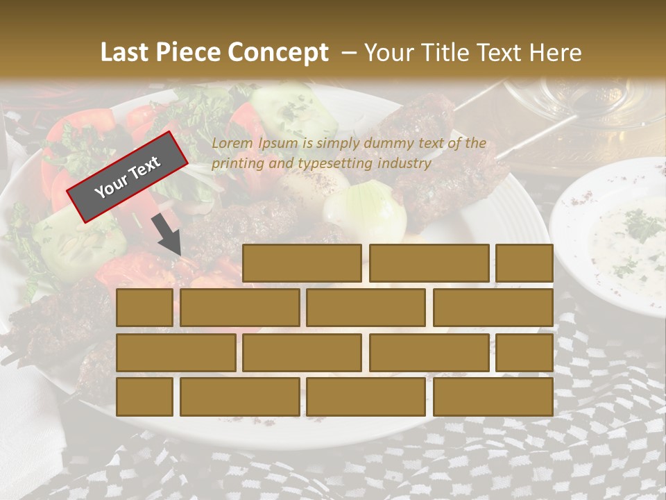 Mediterranean Food Grilled PowerPoint Template