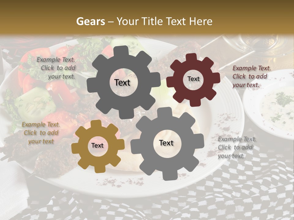 Mediterranean Food Grilled PowerPoint Template