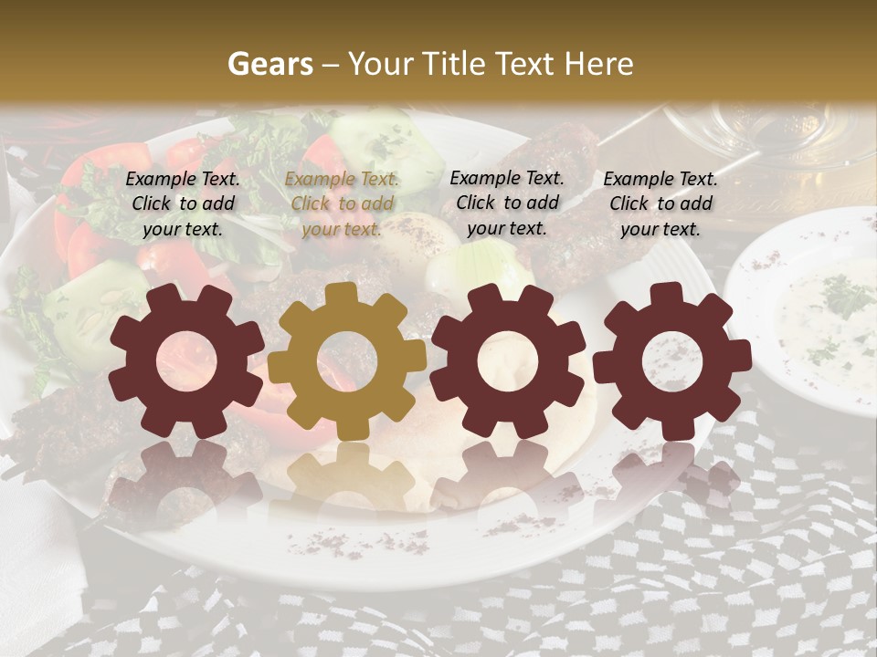 Mediterranean Food Grilled PowerPoint Template