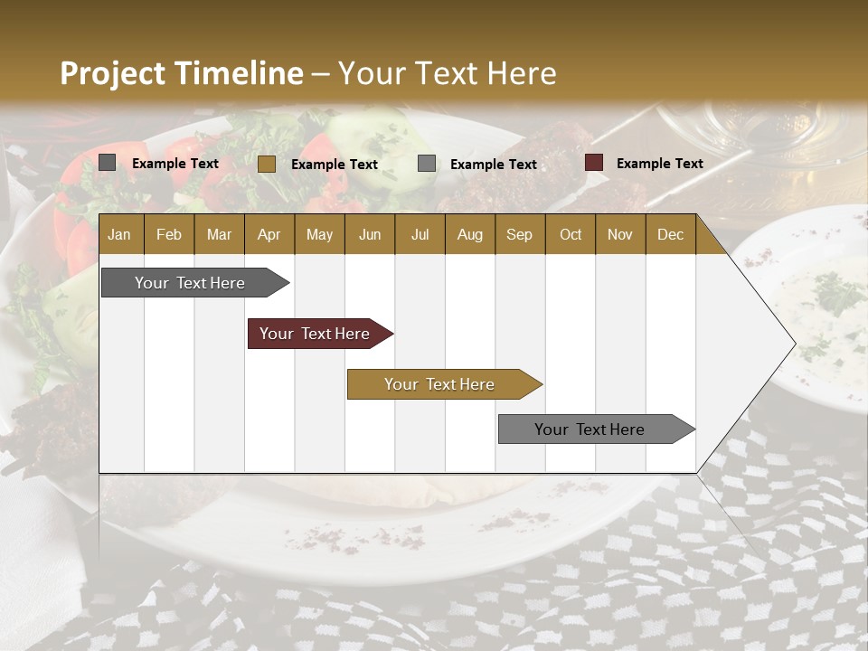 Mediterranean Food Grilled PowerPoint Template