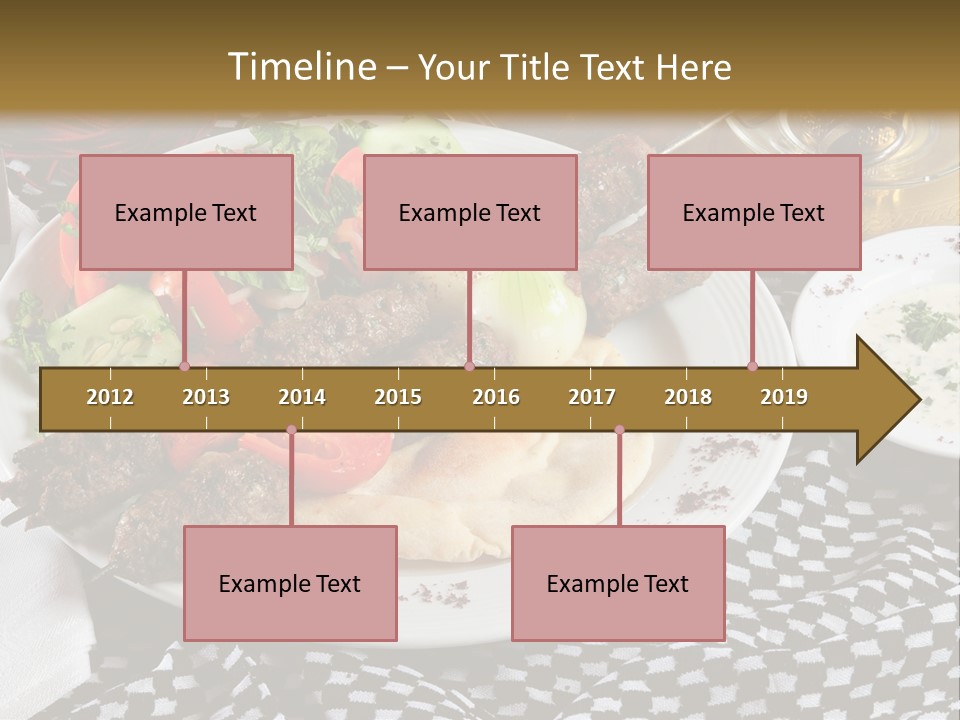 Mediterranean Food Grilled PowerPoint Template