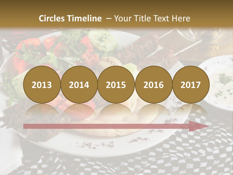 Mediterranean Food Grilled PowerPoint Template