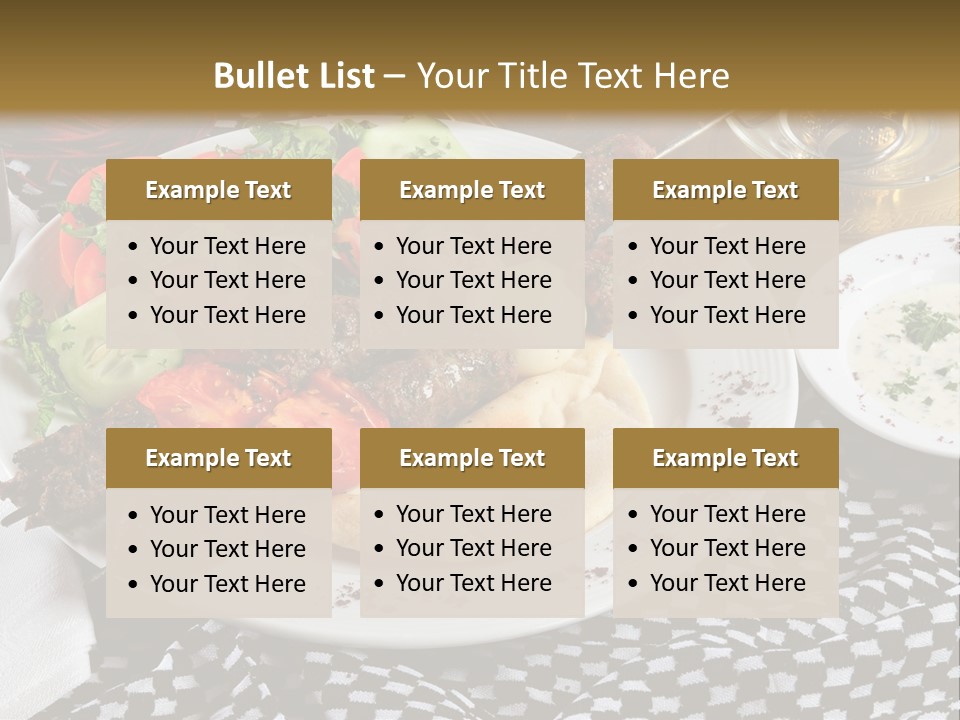 Mediterranean Food Grilled PowerPoint Template