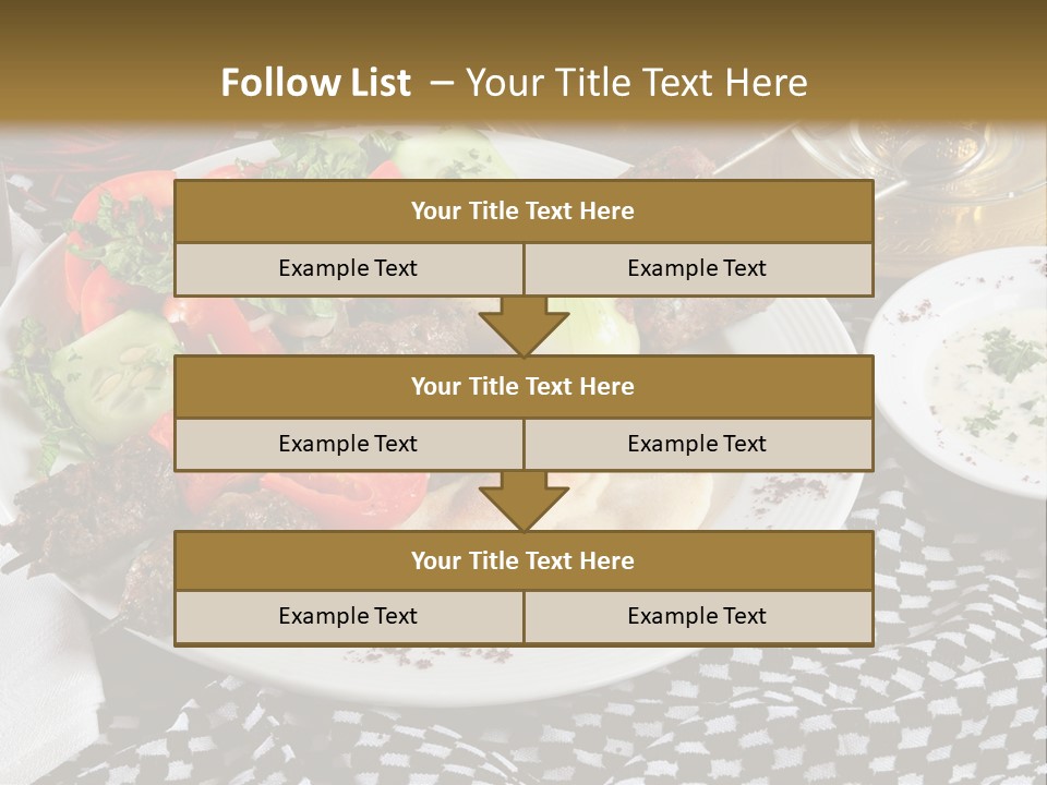 Mediterranean Food Grilled PowerPoint Template