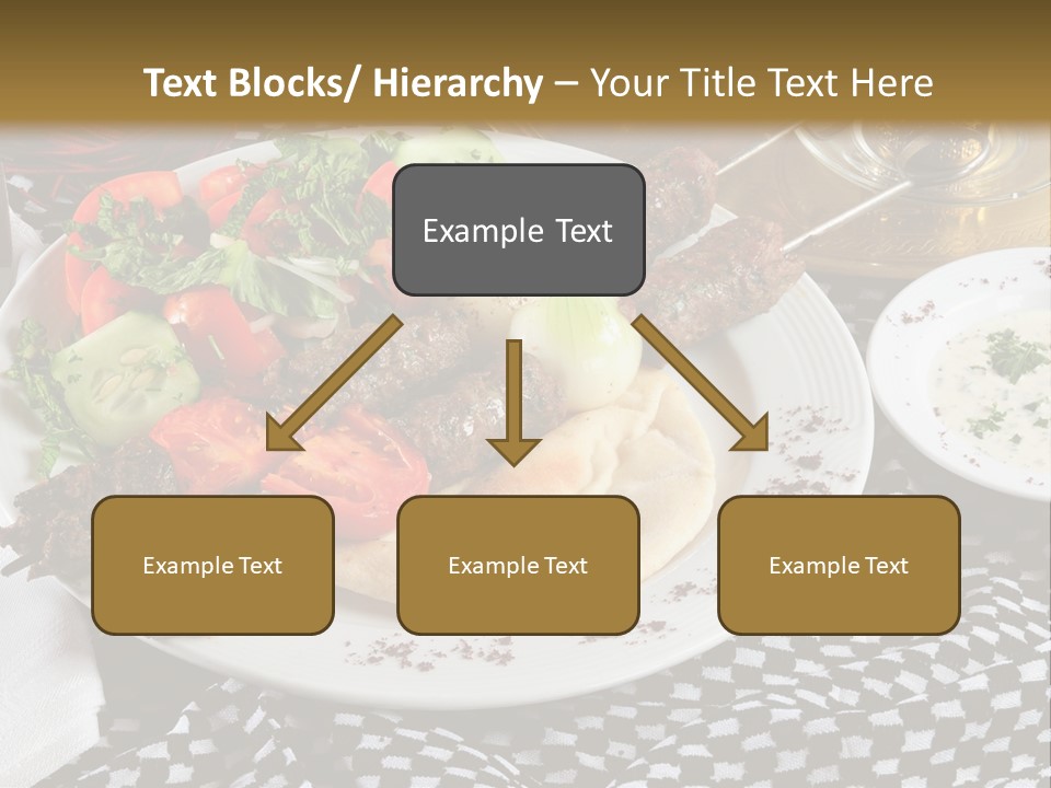 Mediterranean Food Grilled PowerPoint Template