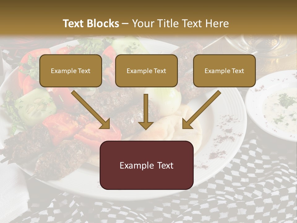 Mediterranean Food Grilled PowerPoint Template