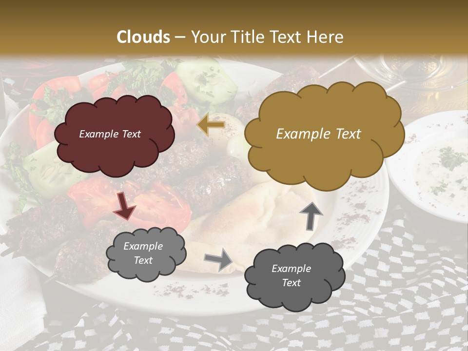 Mediterranean Food Grilled PowerPoint Template