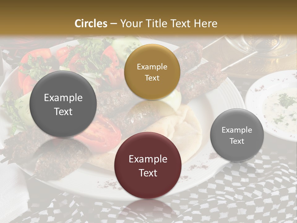Mediterranean Food Grilled PowerPoint Template